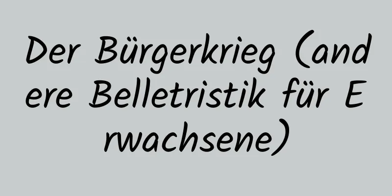 Der Bürgerkrieg (andere Belletristik für Erwachsene)