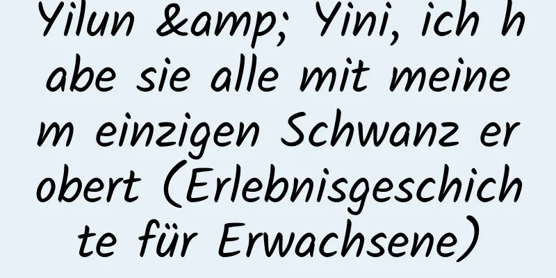 Yilun & Yini, ich habe sie alle mit meinem einzigen Schwanz erobert (Erlebnisgeschichte für Erwachsene)