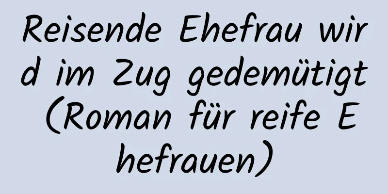 Reisende Ehefrau wird im Zug gedemütigt (Roman für reife Ehefrauen)