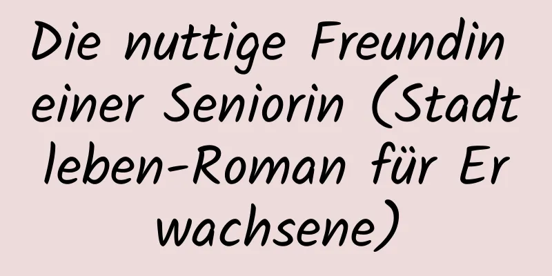 Die nuttige Freundin einer Seniorin (Stadtleben-Roman für Erwachsene)