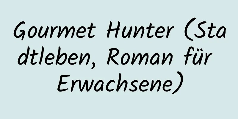 Gourmet Hunter (Stadtleben, Roman für Erwachsene)