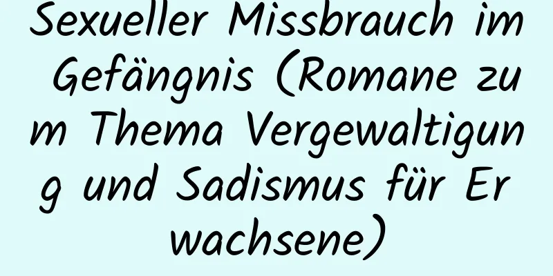 Sexueller Missbrauch im Gefängnis (Romane zum Thema Vergewaltigung und Sadismus für Erwachsene)