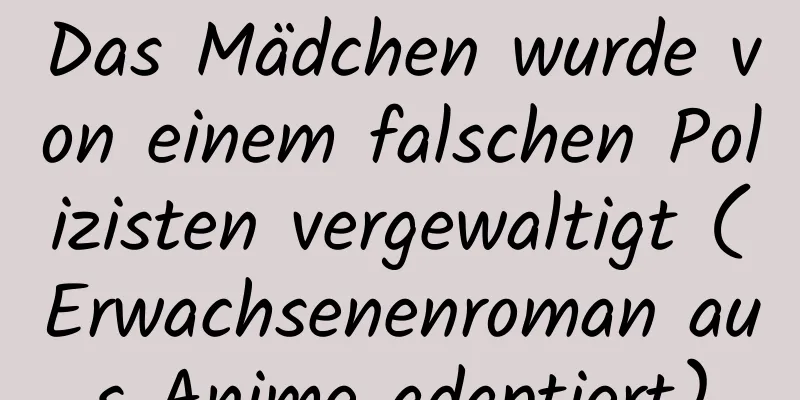 Das Mädchen wurde von einem falschen Polizisten vergewaltigt (Erwachsenenroman aus Anime adaptiert)