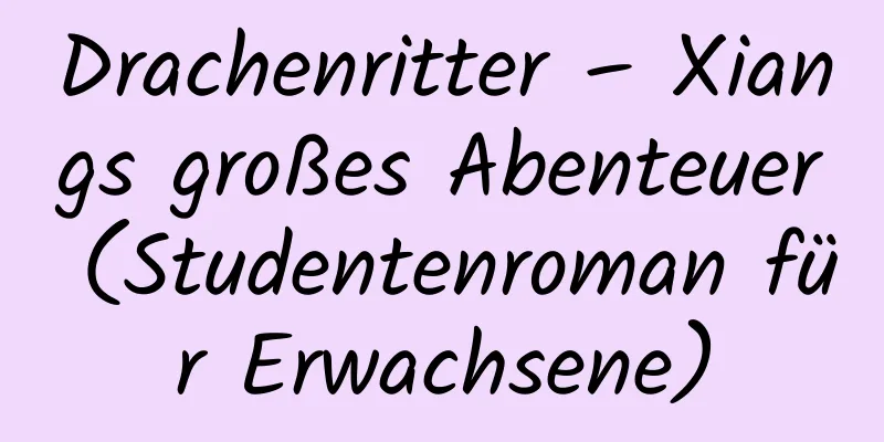 Drachenritter – Xiangs großes Abenteuer (Studentenroman für Erwachsene)