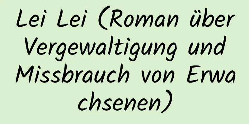 Lei Lei (Roman über Vergewaltigung und Missbrauch von Erwachsenen)