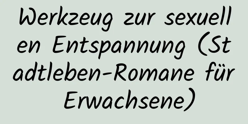 Werkzeug zur sexuellen Entspannung (Stadtleben-Romane für Erwachsene)