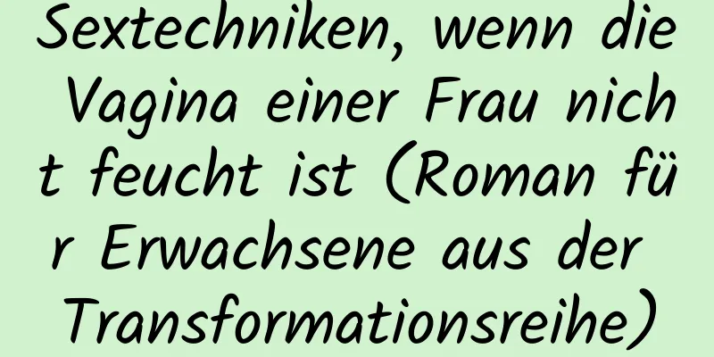 Sextechniken, wenn die Vagina einer Frau nicht feucht ist (Roman für Erwachsene aus der Transformationsreihe)