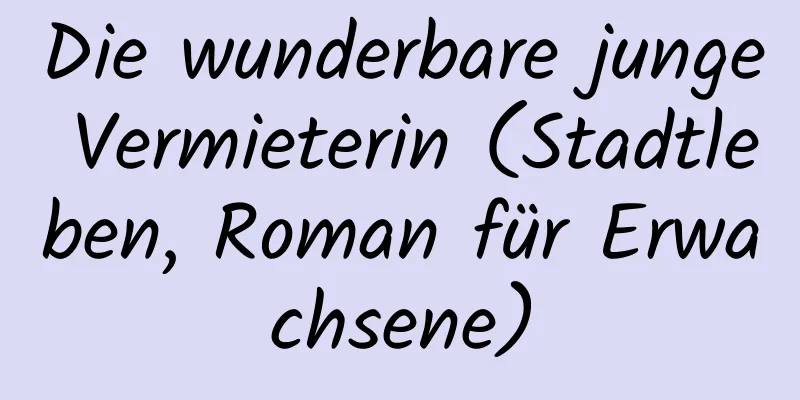 Die wunderbare junge Vermieterin (Stadtleben, Roman für Erwachsene)