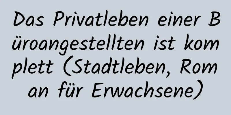 Das Privatleben einer Büroangestellten ist komplett (Stadtleben, Roman für Erwachsene)