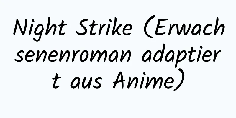 Night Strike (Erwachsenenroman adaptiert aus Anime)