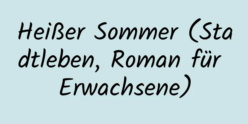 Heißer Sommer (Stadtleben, Roman für Erwachsene)