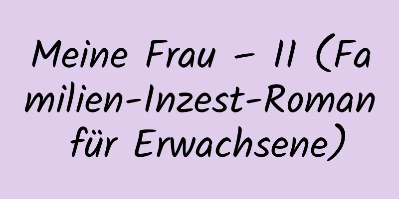 Meine Frau – II (Familien-Inzest-Roman für Erwachsene)