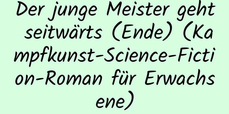 Der junge Meister geht seitwärts (Ende) (Kampfkunst-Science-Fiction-Roman für Erwachsene)