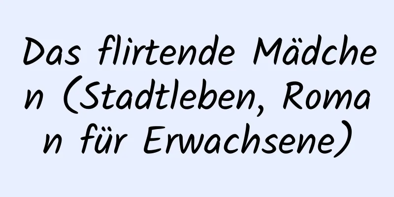 Das flirtende Mädchen (Stadtleben, Roman für Erwachsene)