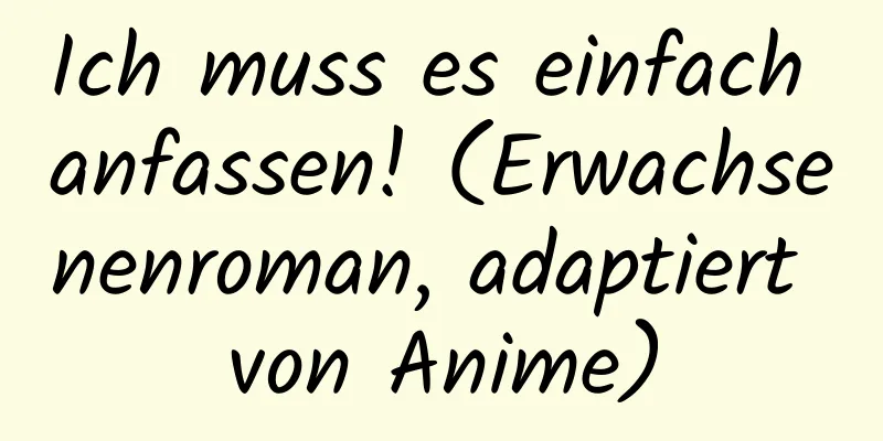 Ich muss es einfach anfassen! (Erwachsenenroman, adaptiert von Anime)