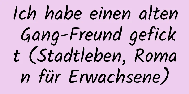 Ich habe einen alten Gang-Freund gefickt (Stadtleben, Roman für Erwachsene)