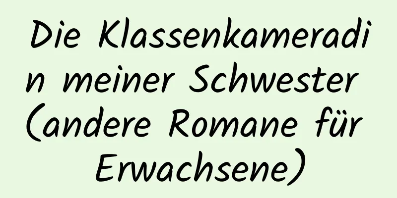 Die Klassenkameradin meiner Schwester (andere Romane für Erwachsene)