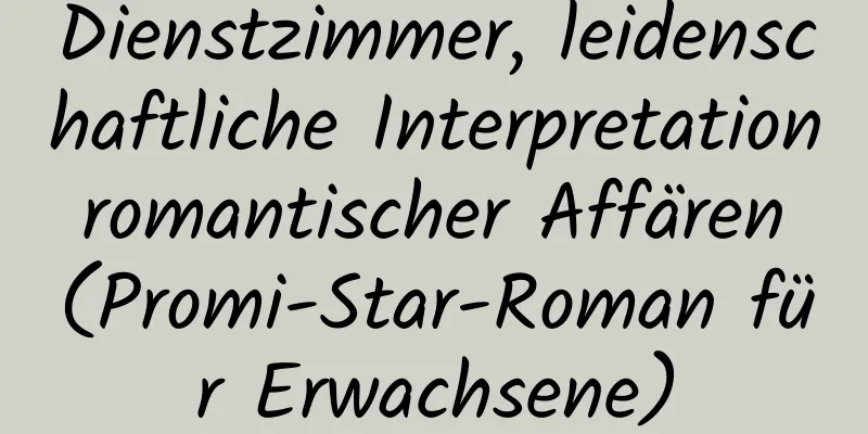 Dienstzimmer, leidenschaftliche Interpretation romantischer Affären (Promi-Star-Roman für Erwachsene)