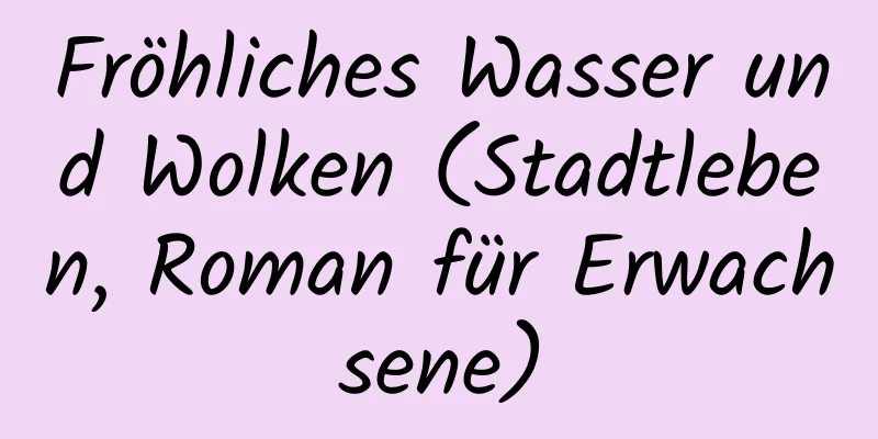 Fröhliches Wasser und Wolken (Stadtleben, Roman für Erwachsene)