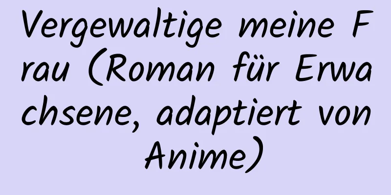 Vergewaltige meine Frau (Roman für Erwachsene, adaptiert von Anime)