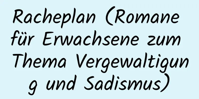 Racheplan (Romane für Erwachsene zum Thema Vergewaltigung und Sadismus)