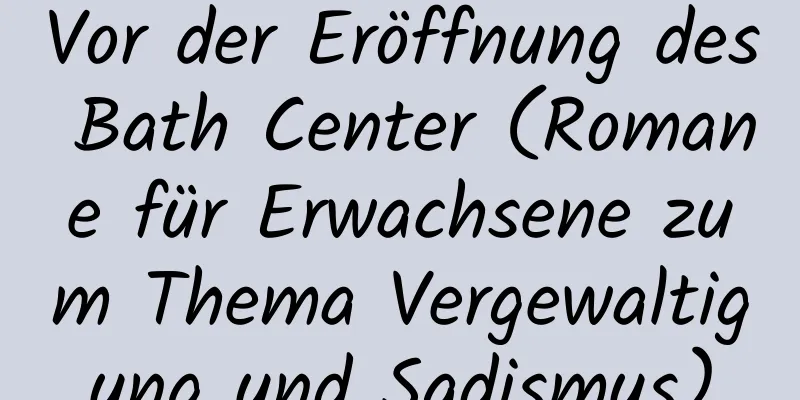 Vor der Eröffnung des Bath Center (Romane für Erwachsene zum Thema Vergewaltigung und Sadismus)