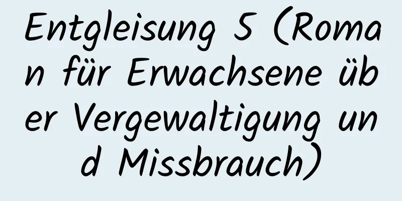 Entgleisung 5 (Roman für Erwachsene über Vergewaltigung und Missbrauch)