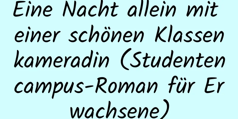 Eine Nacht allein mit einer schönen Klassenkameradin (Studentencampus-Roman für Erwachsene)