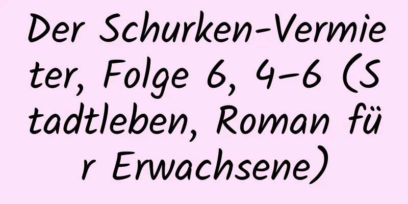 Der Schurken-Vermieter, Folge 6, 4–6 (Stadtleben, Roman für Erwachsene)