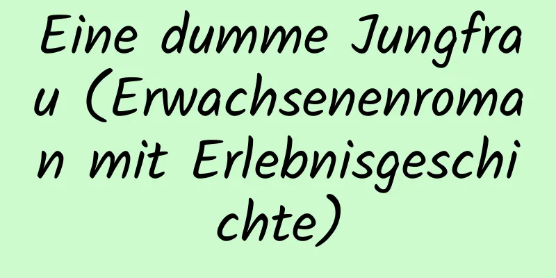 Eine dumme Jungfrau (Erwachsenenroman mit Erlebnisgeschichte)