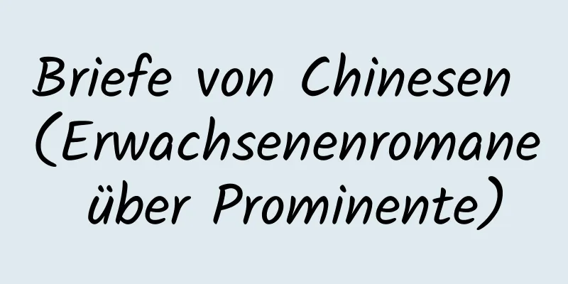 Briefe von Chinesen (Erwachsenenromane über Prominente)