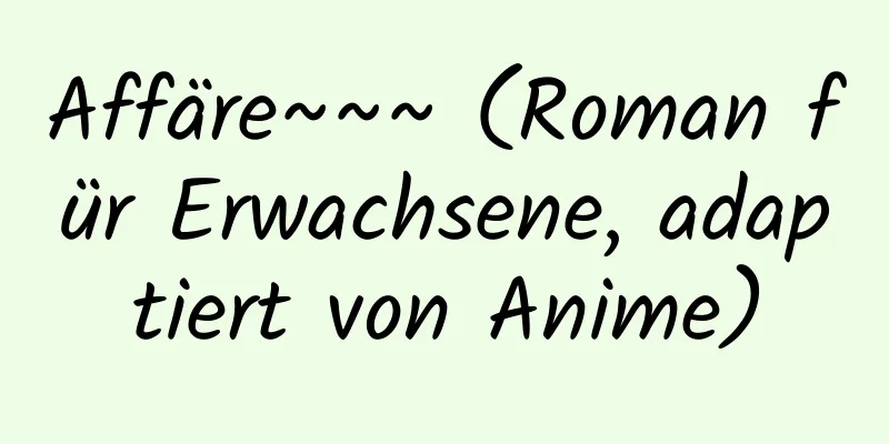 Affäre~~~ (Roman für Erwachsene, adaptiert von Anime)