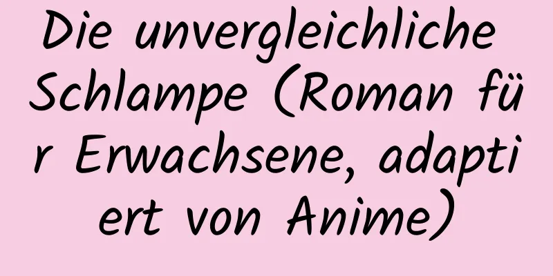 Die unvergleichliche Schlampe (Roman für Erwachsene, adaptiert von Anime)