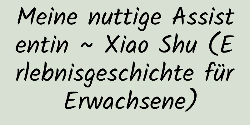 Meine nuttige Assistentin ~ Xiao Shu (Erlebnisgeschichte für Erwachsene)