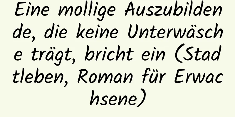 Eine mollige Auszubildende, die keine Unterwäsche trägt, bricht ein (Stadtleben, Roman für Erwachsene)