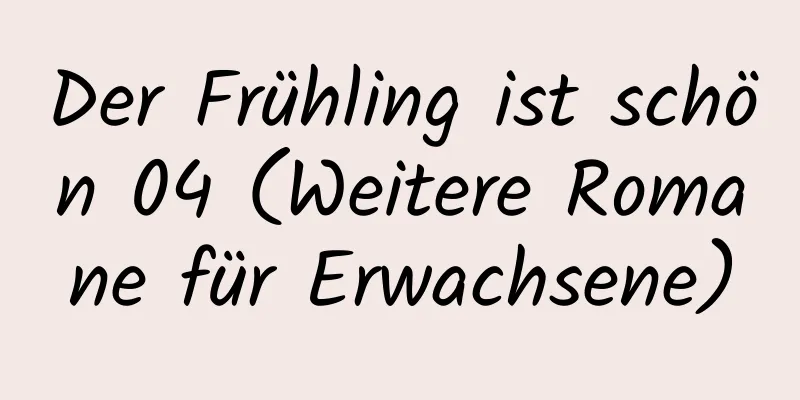 Der Frühling ist schön 04 (Weitere Romane für Erwachsene)