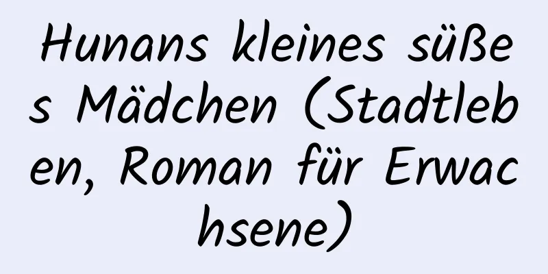 Hunans kleines süßes Mädchen (Stadtleben, Roman für Erwachsene)