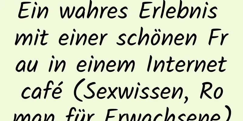 Ein wahres Erlebnis mit einer schönen Frau in einem Internetcafé (Sexwissen, Roman für Erwachsene)