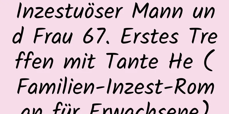 Inzestuöser Mann und Frau 67. Erstes Treffen mit Tante He (Familien-Inzest-Roman für Erwachsene)