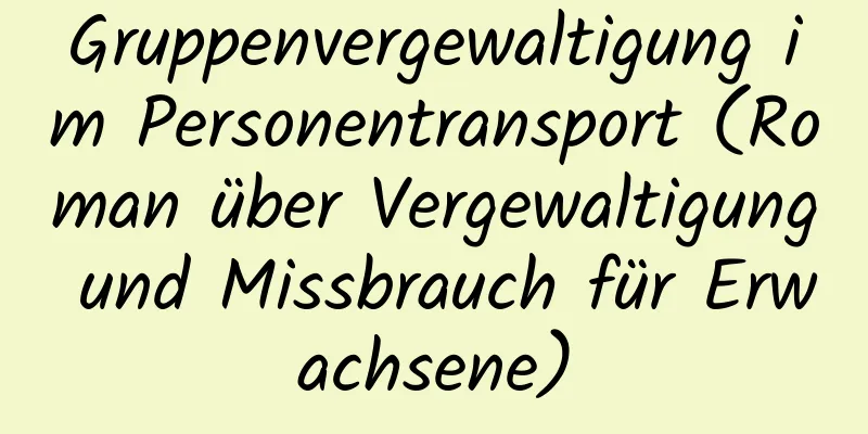 Gruppenvergewaltigung im Personentransport (Roman über Vergewaltigung und Missbrauch für Erwachsene)