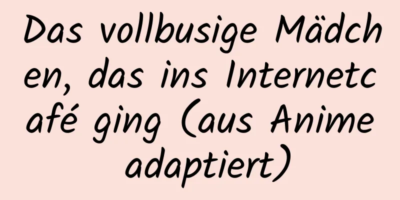 Das vollbusige Mädchen, das ins Internetcafé ging (aus Anime adaptiert)