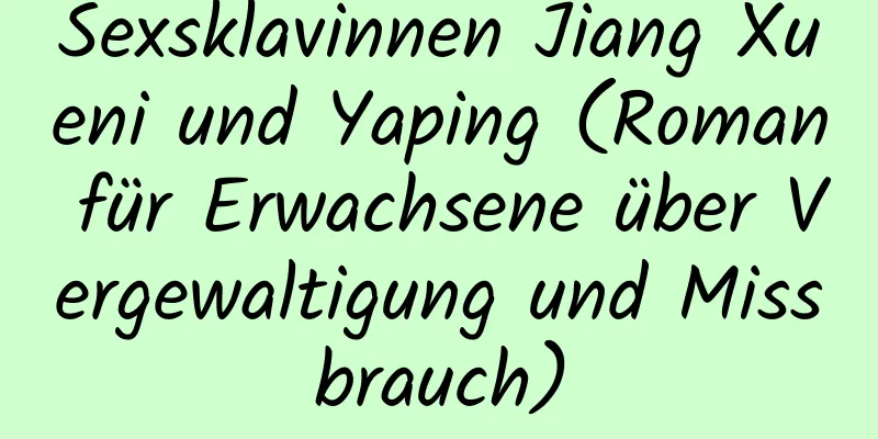 Sexsklavinnen Jiang Xueni und Yaping (Roman für Erwachsene über Vergewaltigung und Missbrauch)