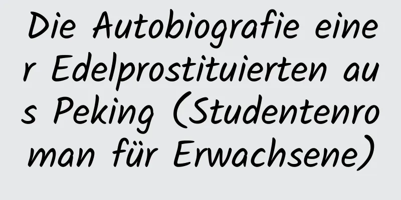 Die Autobiografie einer Edelprostituierten aus Peking (Studentenroman für Erwachsene)