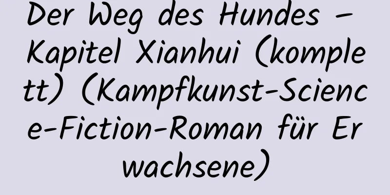 Der Weg des Hundes – Kapitel Xianhui (komplett) (Kampfkunst-Science-Fiction-Roman für Erwachsene)