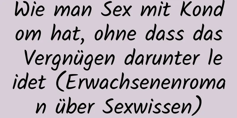 Wie man Sex mit Kondom hat, ohne dass das Vergnügen darunter leidet (Erwachsenenroman über Sexwissen)