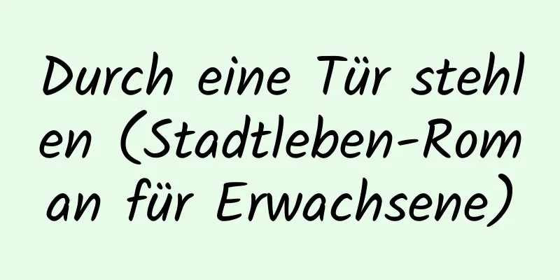 Durch eine Tür stehlen (Stadtleben-Roman für Erwachsene)