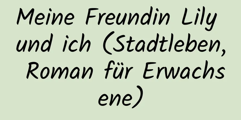 Meine Freundin Lily und ich (Stadtleben, Roman für Erwachsene)