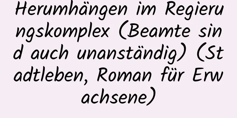 Herumhängen im Regierungskomplex (Beamte sind auch unanständig) (Stadtleben, Roman für Erwachsene)