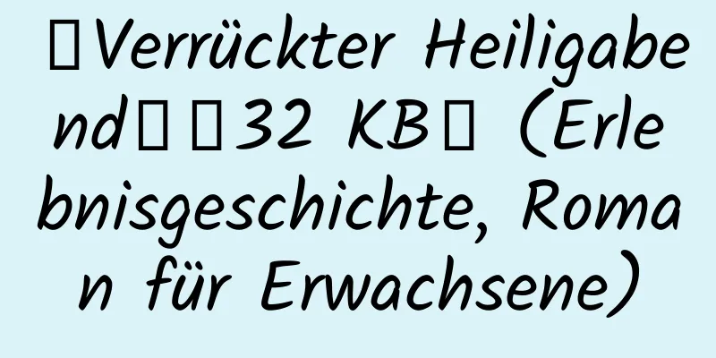 【Verrückter Heiligabend】【32 KB】 (Erlebnisgeschichte, Roman für Erwachsene)