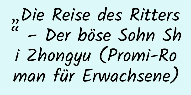 „Die Reise des Ritters“ – Der böse Sohn Shi Zhongyu (Promi-Roman für Erwachsene)